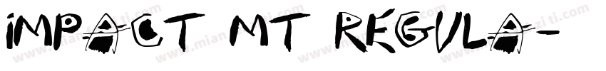 Impact MT Regula字体转换